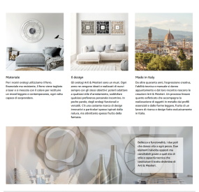 FILOMENA LOVE WALL CLOCK ARTI E MESTIERI