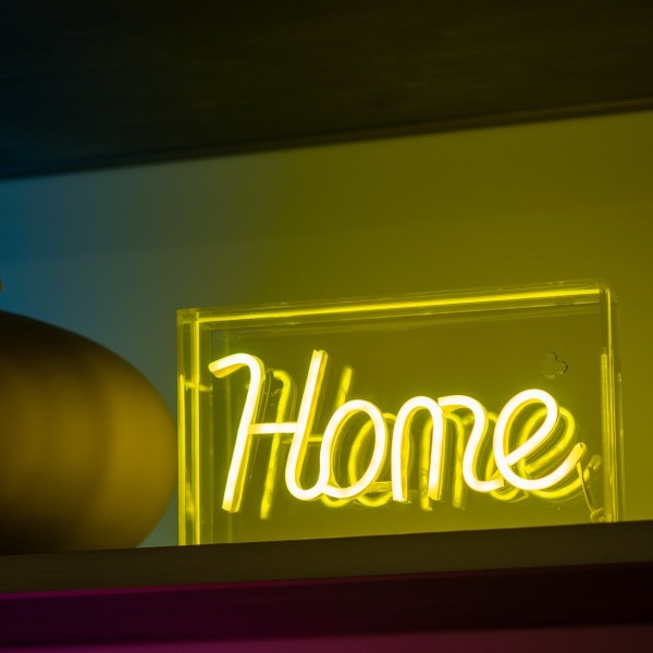 SIGN YELLOW LIGHT GAMING ROOM OR STUDIO - HOME