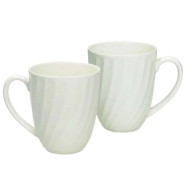 SET OF 2 BRANDANI CANETE' PORCELAIN MUGS SET OF 2 BRANDANI CANETE' PORCELAIN MUGS