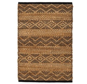 TAPPETO RETTANGOLARE COTONE E IUTA NATURALE 60x90cm