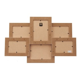 MULTIPLE WALL PHOTO FRAME IN WOOD 61x40cm