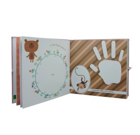 PHOTO ALBUM BIRTH BABY FIRST MONTHS BLUE 22 PICTURE