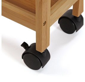 CARRELLO MOBILE BAGNO \ CUCINA CON RUOTE LEGNO NATURALE CARRELLO MOBILE BAGNO \ CUCINA CON RUOTE LEGNO NATURALE