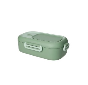 LUNCH BOX VERDE SALVIA INOX/SILICONE BRANDANI