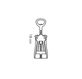 CAVATAPPI CON TAGLIACAPSULE TESCOMA ACCIAIO INOX CAVATAPPI CON TAGLIACAPSULE TESCOMA ACCIAIO INOX