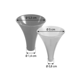SET 2 PCS TESCOMA FLEXIBLE FUNNELS SET 2 PCS TESCOMA FLEXIBLE FUNNELS
