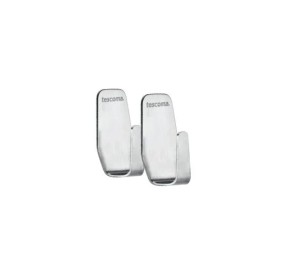 TESCOMA 2-PIECE STEEL ADHESIVE HOOK SET
