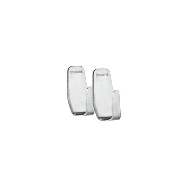 TESCOMA 2-PIECE STEEL ADHESIVE HOOK SET TESCOMA 2-PIECE STEEL ADHESIVE HOOK SET