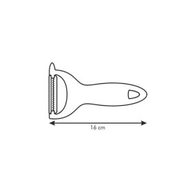 TESCOMA JULIENNE PEELER WITH SIDE BLADE
