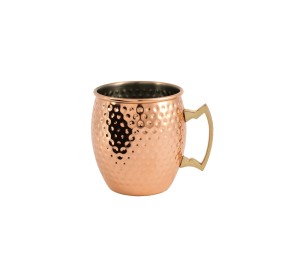 MOSCOW MULE MUG TAZZA BICCHIERE DRINK ACCIAIO PLACCATO IN RAME