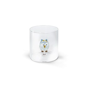 BOROSILICATE GLASS GLASS WITH INTERNAL SUBJECT - OWL