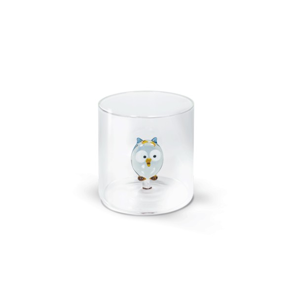 BOROSILICATE GLASS GLASS WITH INTERNAL SUBJECT - OWL