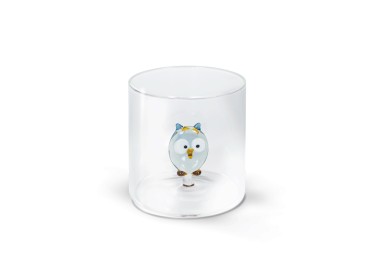 BOROSILICATE GLASS GLASS WITH INTERNAL SUBJECT - OWL