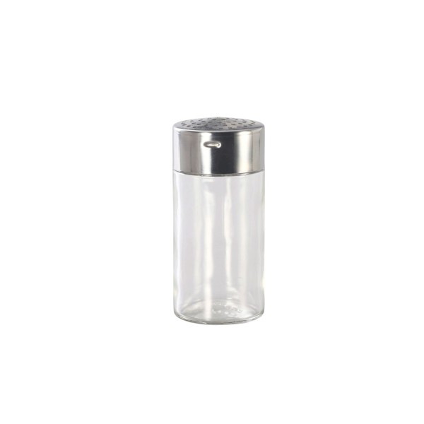 GLASS SUGAR AND SALT SPREADER CONTAINER - TESCOMA STAINLESS STEEL