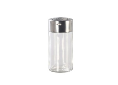 GLASS SUGAR AND SALT SPREADER CONTAINER - TESCOMA STAINLESS STEEL