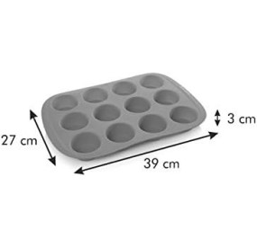 STAMPO IN SILICONE 12 MUFFIN DELICIA TESCOMA