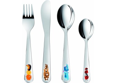 TESCOMA STAINLESS STEEL CHILDREN'S CUTLERY SET WITH ANIMALS