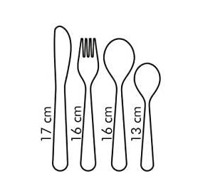 TESCOMA STAINLESS STEEL CHILDREN'S CUTLERY SET WITH ANIMALS