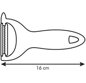 TESCOMA JULIENNE PEELER WITH SIDE BLADE