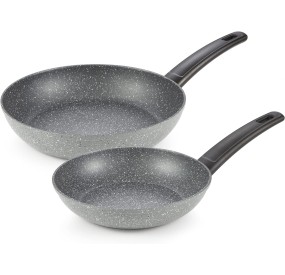 PAIR OF FRONT PANS 20CM + 26CM TESCOMA