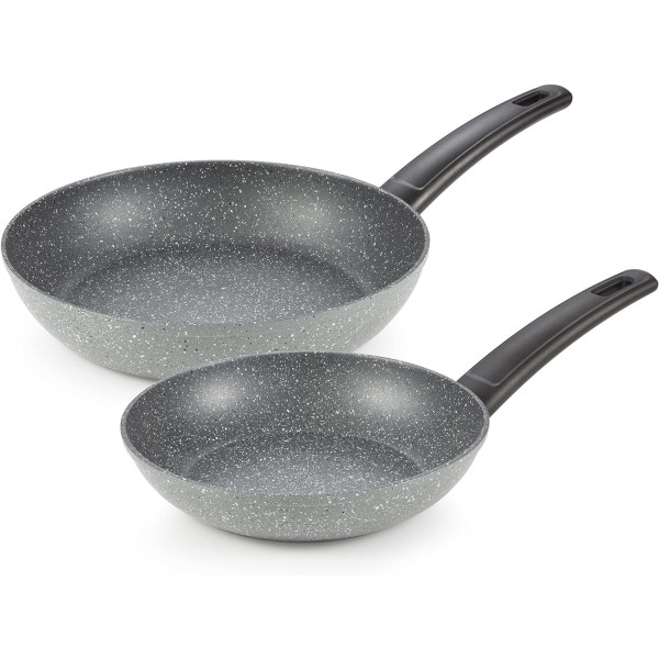 PAIR OF FRONT PANS 20CM + 26CM TESCOMA