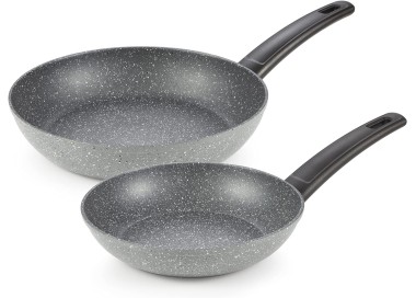 PAIR OF FRONT PANS 20CM + 26CM TESCOMA