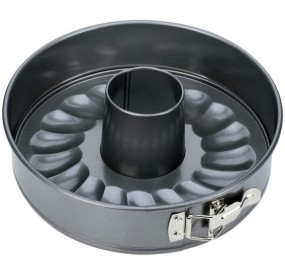 TESCOMA NON-STICK STEEL DOUBLE BOTTOM SPRINGBAND CAKE PAN