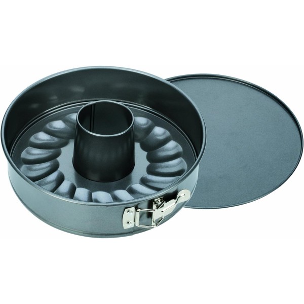 TESCOMA NON-STICK STEEL DOUBLE BOTTOM SPRINGBAND CAKE PAN