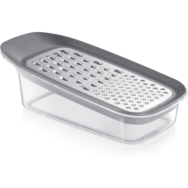 TESCOMA GRATER WITH INTEGRATED CONTAINER