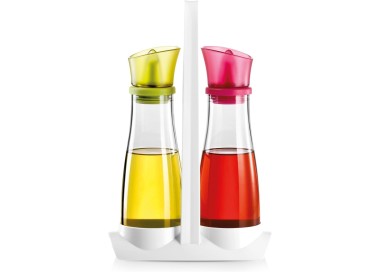 TESCOMA SEASONING OIL + VINEGAR HOLDER SET