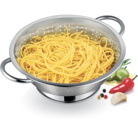 COLAPASTA CON BASE ACCIAIO INOX TESCOMA