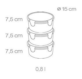 THERMAL BAG 3 CONTAINERS TESCOMA