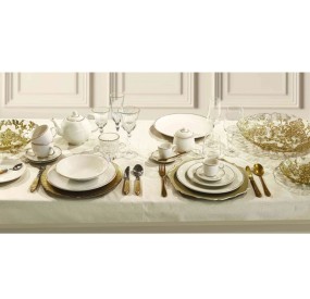 SET 2PCS BRANDANI PUNTO ORO PORCELAIN TEA CUPS