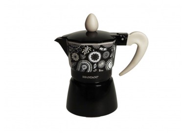 SMALL SHANTI BLACK BRANDANI COFFEE POT