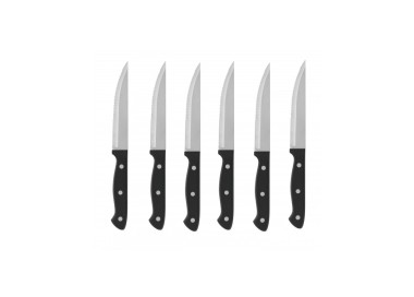 BRANDANI STAINLESS STEEL MEAT KNIVES SET OF 6 PCS