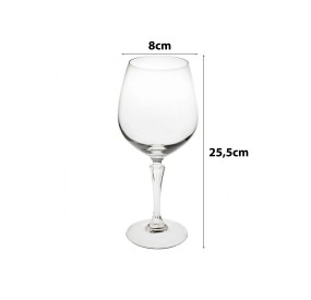 BACCO CRYSTAL BRANDANI WINE TASTING GLASS