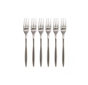 SET 6PC STRETCH SWEET FORKS STAINLESS STEEL BRANDANI