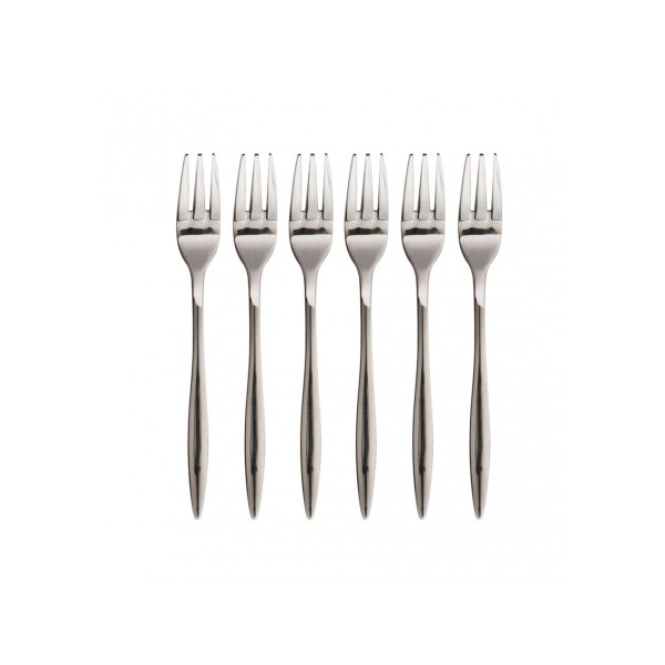 SET 6PC STRETCH SWEET FORKS STAINLESS STEEL BRANDANI