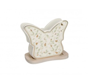 BUTTERFLY GOLDEN WINGS NAPKIN HOLDER BRANDANI