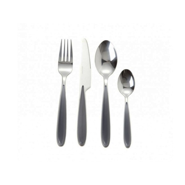 BRANDANI SET 16PC GRAY POLISHED STAINLESS STEEL CUTLERY