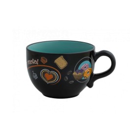 JUMBO MUG HAPPINESS BRANDANI STONEWARE