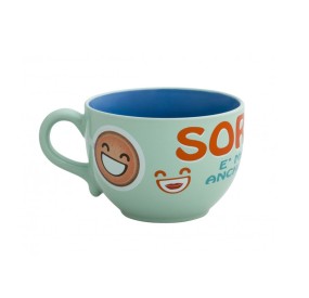 JUMBO MUG SMILE STONEWARE BRANDANI