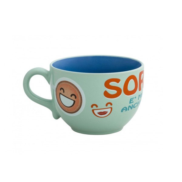 JUMBO MUG SMILE STONEWARE BRANDANI