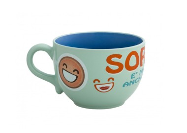 JUMBO MUG SMILE STONEWARE BRANDANI