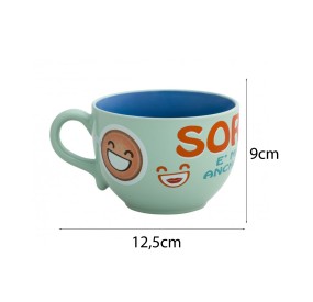 JUMBO MUG SMILE STONEWARE BRANDANI