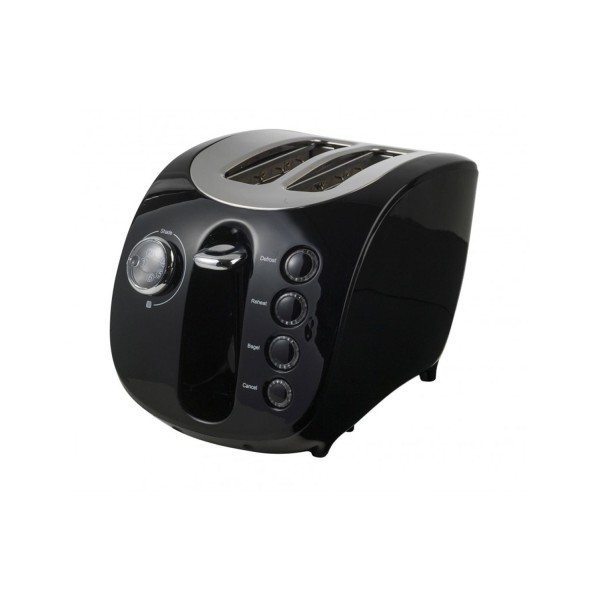 BRANDANI HAPPY DAY BLACK ELECTRIC TOASTER