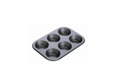 TESCOMA STAINLESS STEEL 6 MUFFIN MOLD