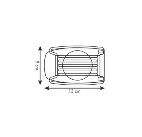 TESCOMA STAINLESS STEEL EGG CUTTER