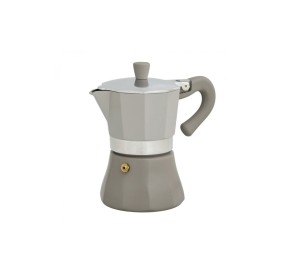 CAFFETTIERA GUSTO EXPRESS 3 TAZZE ALLUMINIO TORTORA BRANDANI