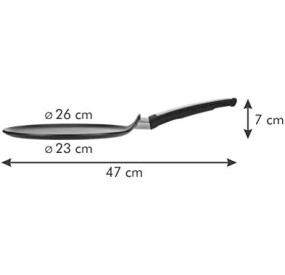 CREPIERA ANTIADERENTE ACCIAIO INOX TESCOMA